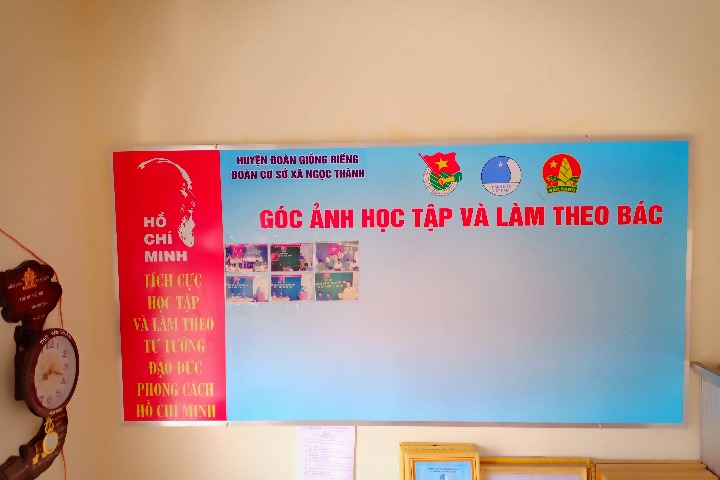 Ngọc Thành,  xây dựng góc học tập và làm theo Bác