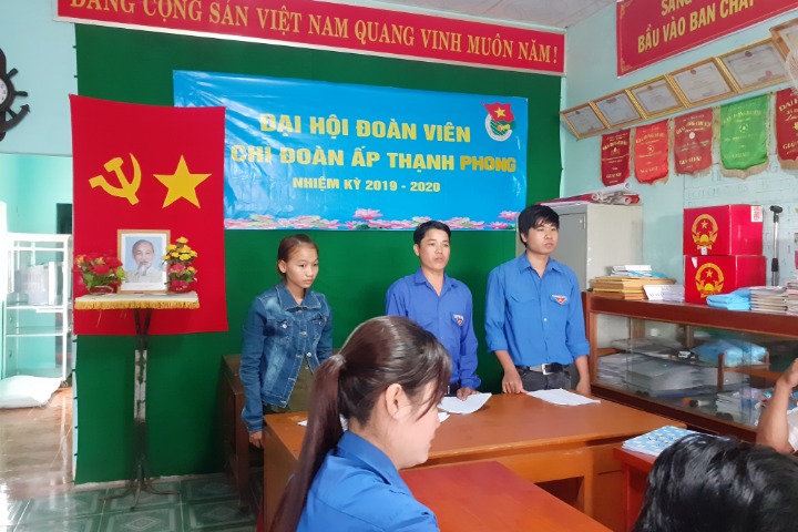 Thạnh phước tổ chức Đại hội Đoàn viên chi đoàn ấp điểm