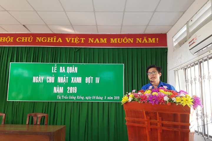 “Ngày chủ nhật xanh”- Hoạt động ý nghĩa của tuổi trẻ Giồng Riềng trong tham gia phát triển kinh tế - xã hội, xây dựng nông thôn mới và văn minh đô thị địa bàn huyện Giồng Riềng: