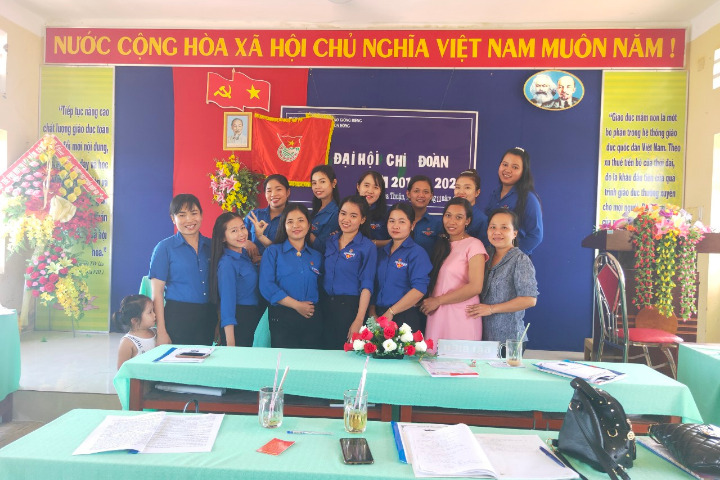 Xã Hòa Thuận tổ chức thành công Đại hội đoàn viên chi đoàn nhiệm kỳ 2019 - 2020