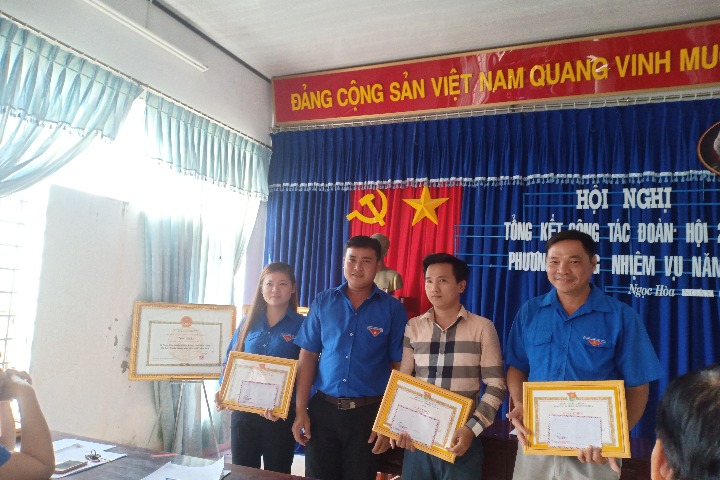 Xã Đoàn Ngọc Hòa tổng kết công tác đoàn - hội năm 2019