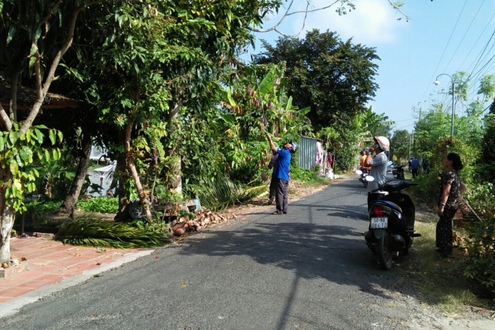 Thanh niên Hòa Lợi tình nguyện vì cuộc sống cộng đồng