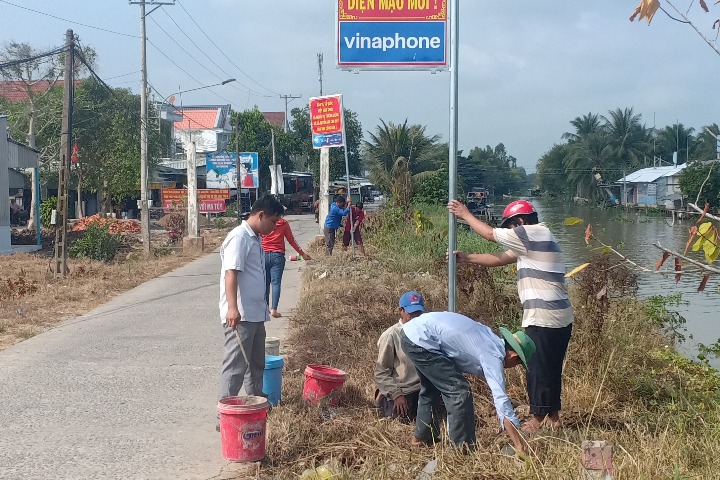 Ngọc Thành, sôi nổi các hoạt động Xuân tình nguyện 2020