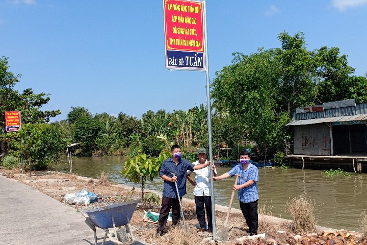 Ngọc Thành, tiếp tục thực hiện các hoạt động nhằm giữ vững các tiêu chí xã Nông thôn mới.