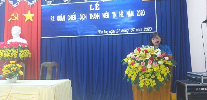 Xã Đoàn Hòa Lợi tổ chức ra quân tháng thanh niên tình nguyện hè năm 2020.