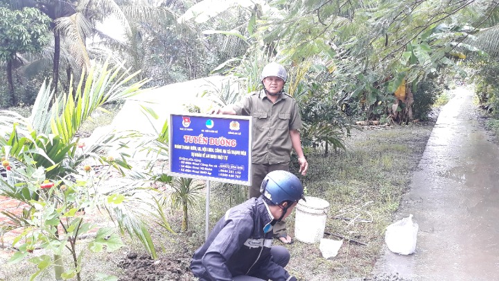 Thạnh Hòa hoàn thành 02 công trình thanh niên chào mừng Đại hội Hội LHTN Việt Nam và Đại hội Đảng bộ các cấp nhiệm kỳ 2020-2025