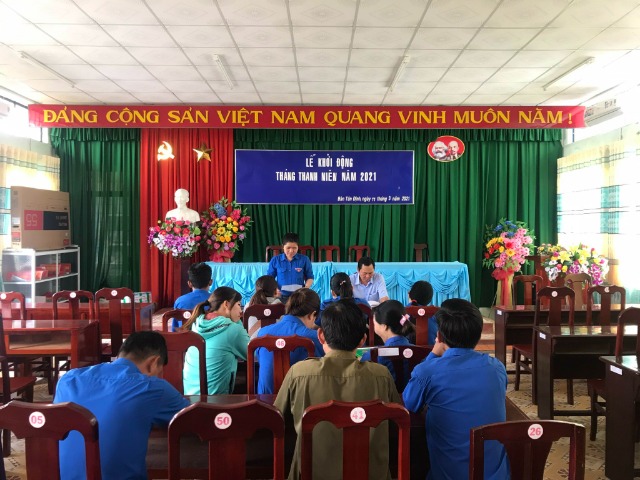 Bàn Tân Định khởi động Tháng Thanh niên năm 2021