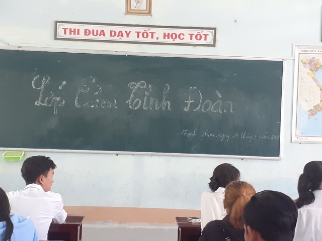 Xã đoàn Thạnh Phước mở lớp cảm tình đoàn