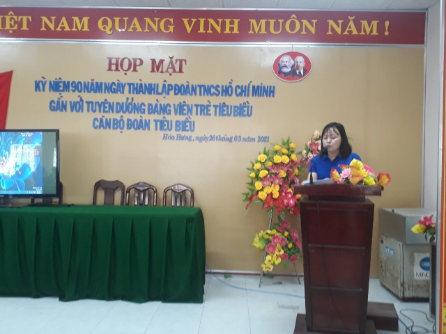 xã đoàn Hòa Hưng tổ chức kỹ niệm 90 năm ngày thành lập đoàn TNCS Hồ Chí Minh