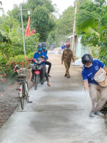 Ngọc Thuận ra quân phát hoang và rải vôi bột