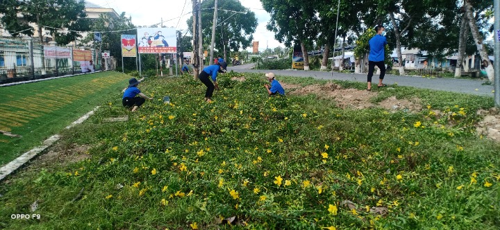 Xã Đoàn Hoà Lợi tiếp tục duy trì mô hình bảo vệ môi trường sáng xanh sạch đẹp.