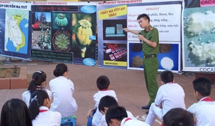 Tổ chức hoạt động tuyên truyền phòng, chống ma túy cho thanh thiếu nhi xã Bàn Tân Định