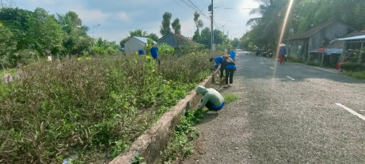 Thạnh Phước, thực hiện công trình thanh niên chào mừng dịp Tết Nhâm Dần năm 2022 