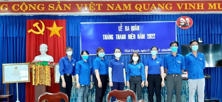 Vĩnh Thạnh tổ chức lễ ra quân tháng thanh niên năm 2022