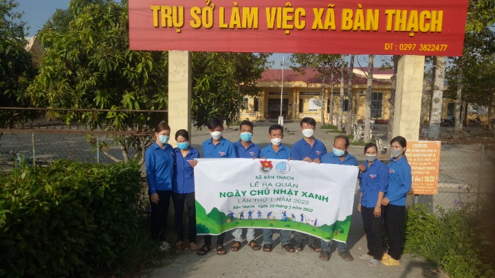 Bàn Thạch tổ chức Ra quân Ngày Chủ Nhật Xanh trong Tháng Thanh Niên 