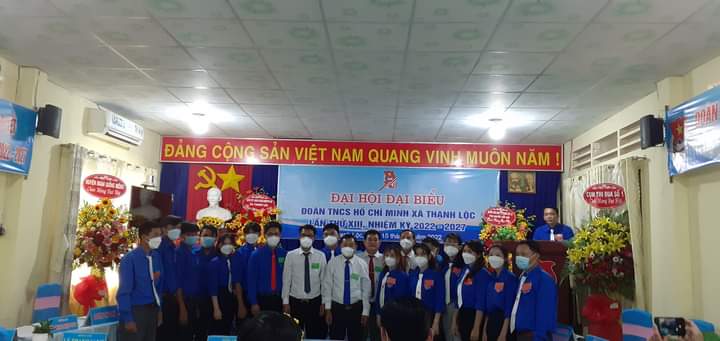 Đại hội Đại biểu đoàn TNCS Hồ Chí Minh xã đoàn Thạnh Lộc lần thứ XIII, nhiệm kỳ 2022 - 2027.