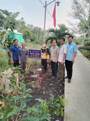 Xã Đoàn Thạnh Bình hoàn thành công trình Thanh niên chào mừng Đại Hội đại biểu Đoàn TNCS HCM nhiệm kỳ 2022-2027.