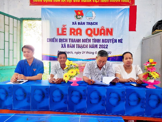 Bàn Thạch tổ chức ra quân chiến dịch tình nguyện hè năm 2022