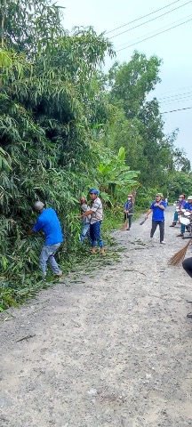 Xã Đoàn Ngọc Thành, tiếp tục thực hiện công trình phần việc trong chiến dịch TNTN hè 2022