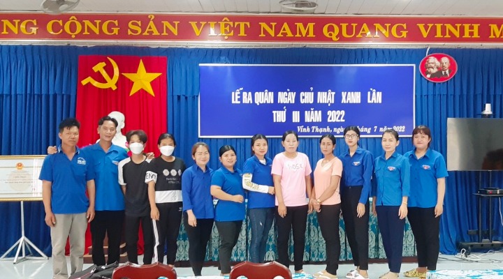 Đoàn thanh niên xã Vĩnh Thạnh tổ chức hoạt động 