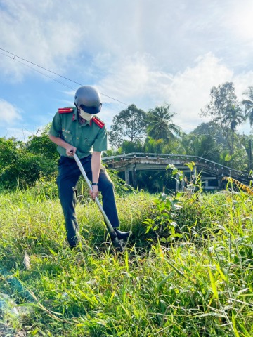 ĐOÀN CƠ SỞ CÔNG AN HUYỆN TÍCH CỰC THAM GIA CÁC HOẠT ĐỘNG HÀNH QUÂN XANH