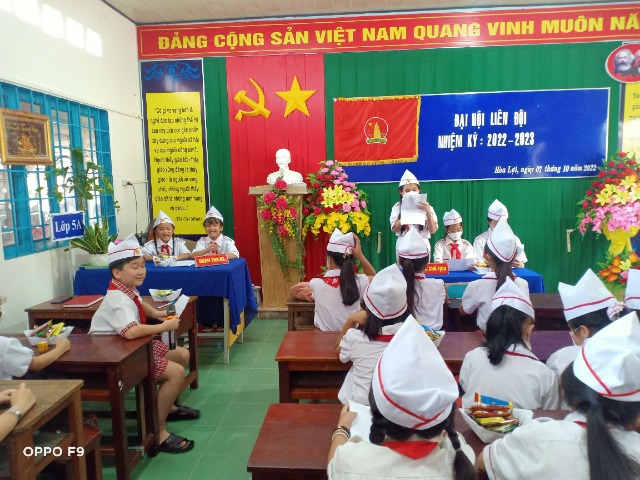 Hội đồng đội xã Hoà Lợi phối hợp với liên đội trường tiểu học Hoà Lợi 1 tổ chức Đại hội liên đội năm học 2022 - 2023.