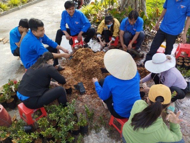 Xã Đoàn Hòa Thuận, tổ chức ra quân 