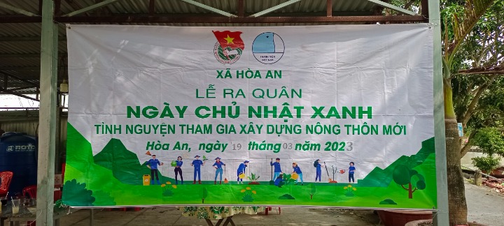 Tuổi trẻ Hoà An tổ chức ra quân ngày 