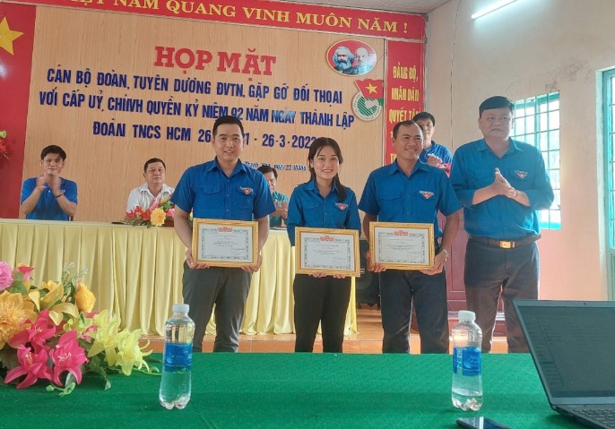 Thạnh Hòa tổ chức họp mặt kỷ niệm 92 năm ngày thành lập Đoàn TNCS Hồ Chí Minh 26/3/1931-26/3/2023