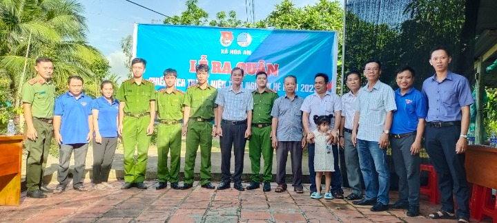 TUỔI TRẺ XÃ HOÀ AN RA QUÂN CHIẾN DỊCH THANH NIÊN TÌNH NGUYỆN HÈ NĂM 2023