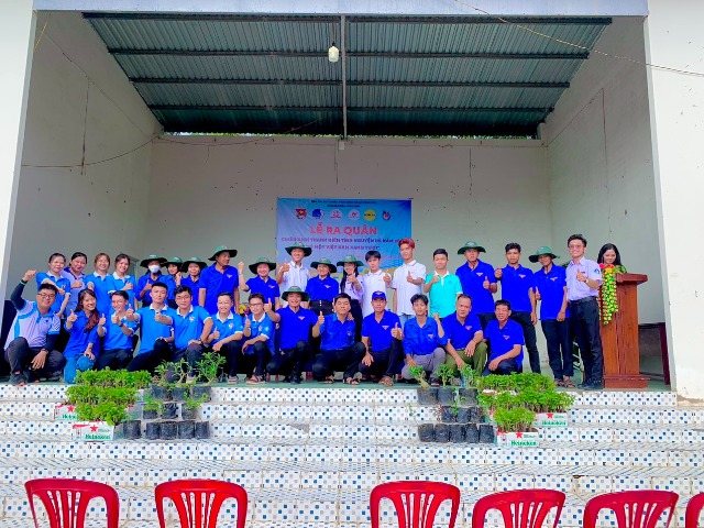 Xã Đoàn Vĩnh Phú tổ chức lễ ra quân chiến dịch Thanh niên tình nguyện hè năm 2023