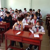 Liên đội Trường Tiểu học Vĩnh Thạnh tổ chức tuyên truyền học tập Nghị quyết Đại hội Đoàn toàn quốc lần thứ XII, nhiệm kỳ 2022-2027 