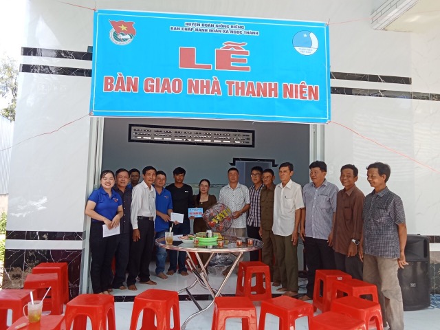 ĐTN - Uỷ Ban Hội xã Ngọc Thành, tổ chức lễ bàn giao nhà Thanh niên năm 2023 (công trình chào mừng thành công Đại hội Đoàn TNCS Hồ Chí Minh tỉnh Kiên Giang lần thứ XI)