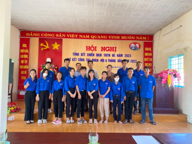 Xã Đoàn Thạnh Hoà tổ chức tổng kết chiến dịch thanh niên tình nguyện Hè 2023