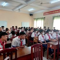 Liên đội Trường Tiểu học Hòa Lợi tổ chức tuyên truyền học tập Nghị quyết Đại hội Đoàn toàn quốc lần thứ XII, nhiệm kỳ 2022-2027 cho học sinh