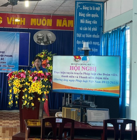Hoạt động ngày pháp luật Việt Nam tại xã Long Thạnh