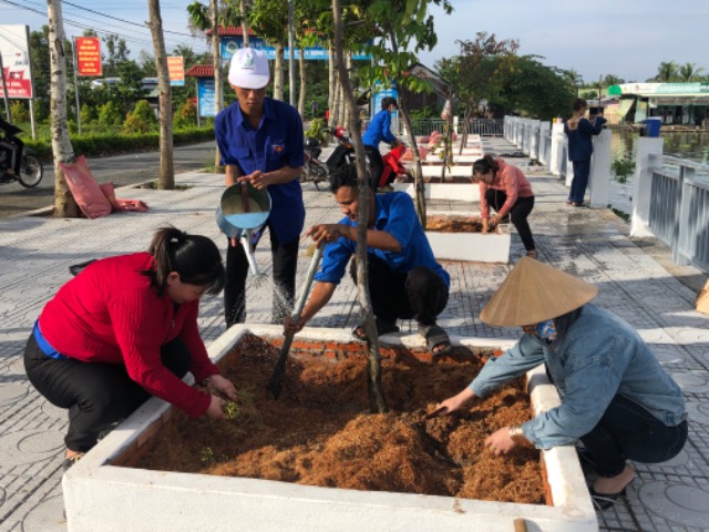 Ủy ban Hội - Đoàn Thanh niên Ngọc Thành, xây dựng công trình chào mừng Đại hội Hội LHTN Việt Nam các cấp tới Đại hội đại biểu Hội LHTN xã Ngọc Thành lần thứ XIV, nhiệm kỳ 2024 – 2029.”  