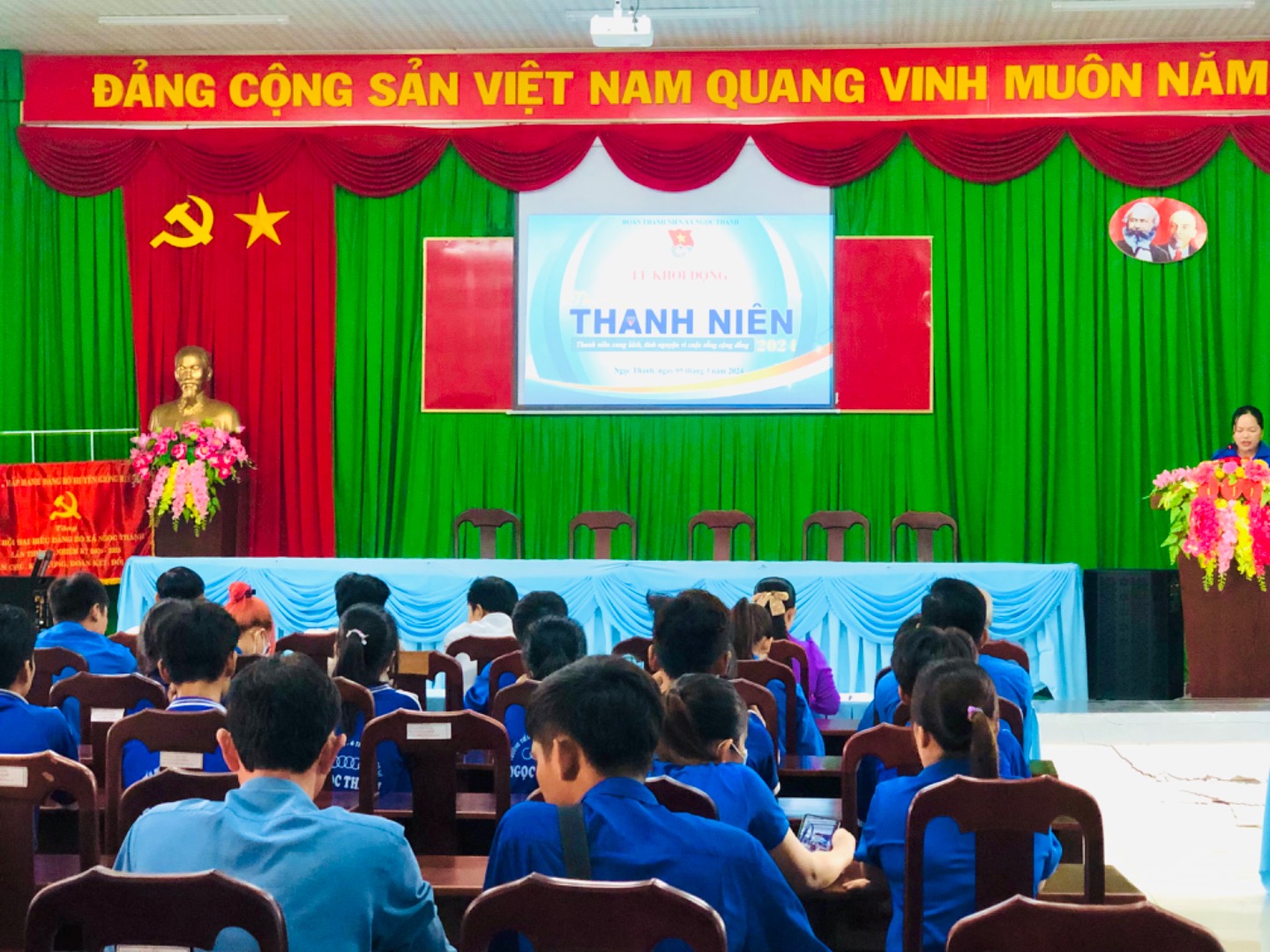 NGỌC THÀNH, TỔ CHỨC KHỞI ĐỘNG THÁNG THANH NIÊN 2024