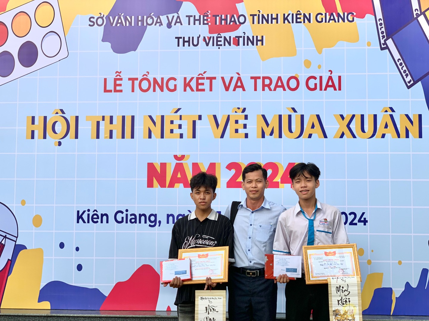 Chung kết Hội thi nét vẽ mùa xuân năm 2024