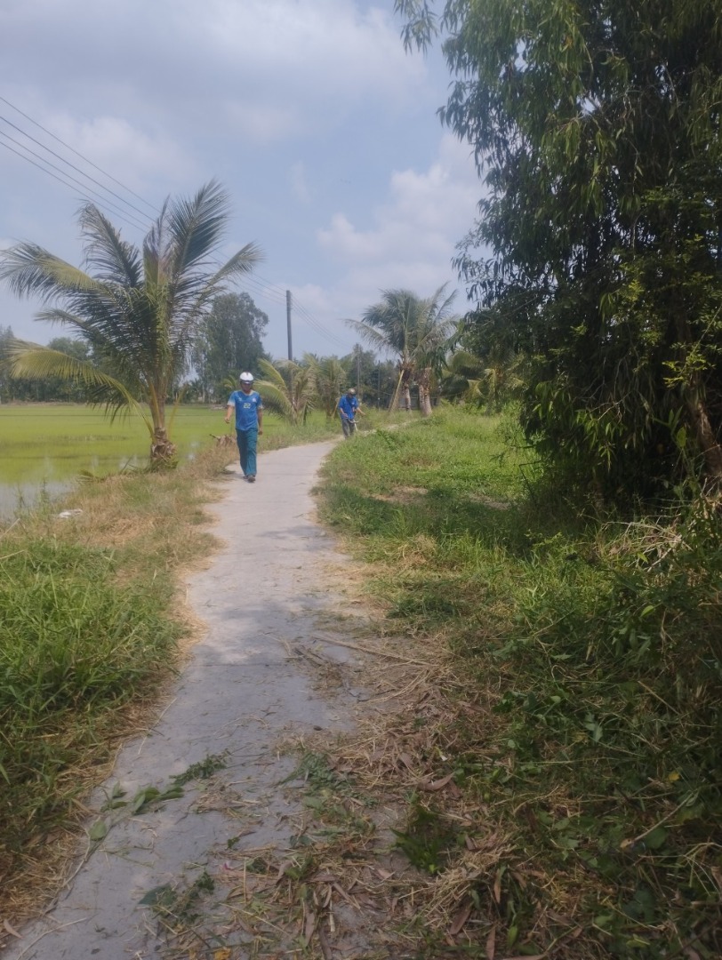 Xã Đoàn Hoà An tổ chức ra quân Ngày cao điểm “ Tình nguyện chung tay xây dựng nông thôn mới và Ngày chủ nhật xanh” lần I năm 2024