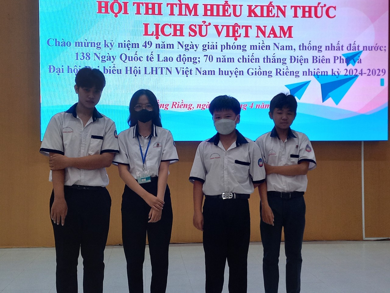 LIÊN ĐỘI TRƯỜNG THCS THẠNH PHƯỚC THAM GIA HỘI THI TÌM HIỂU KIẾN THỨC LỊCH SỬ