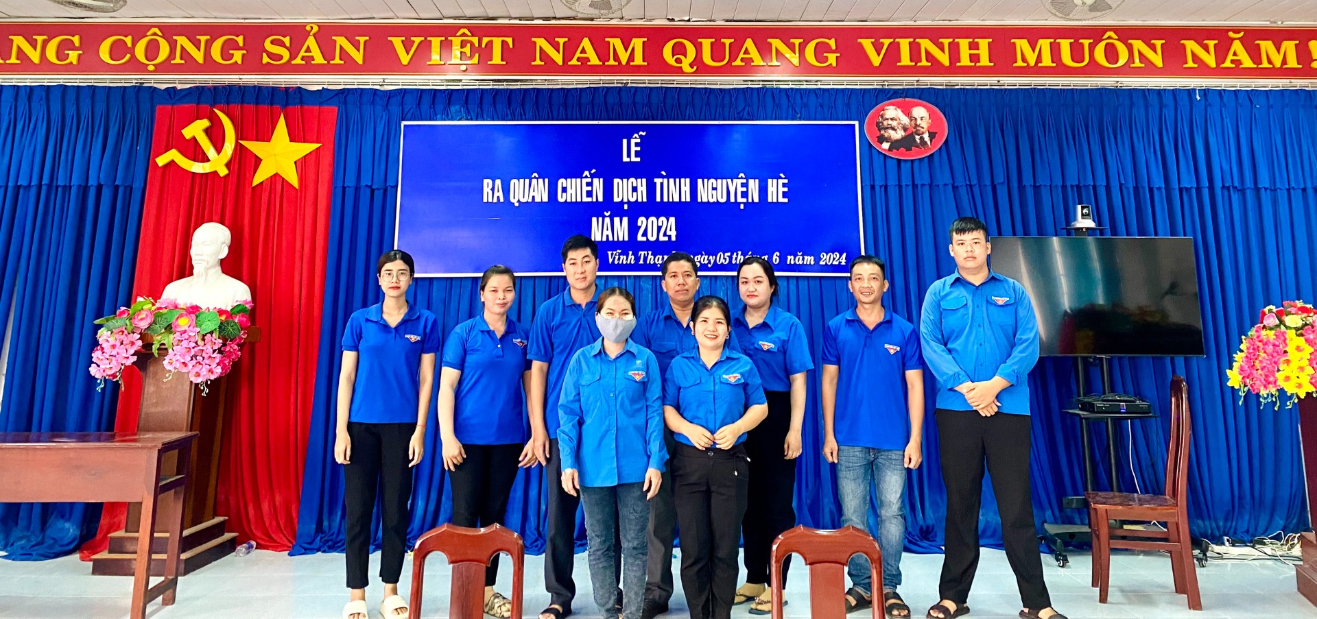 Vĩnh Thạnh tổ chức Lễ ra quân chiến dịch Thanh niên tình nguyện hè năm 2024