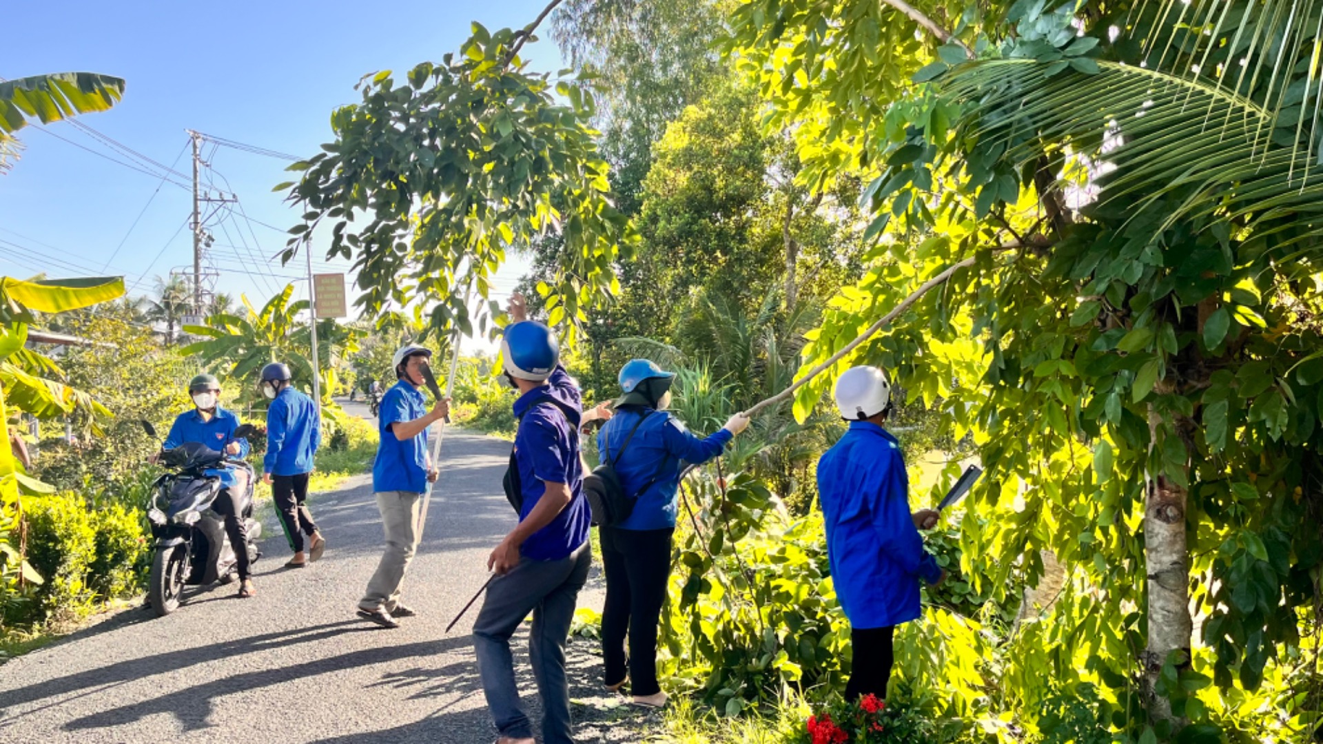 NGỌC THÀNH, TIẾP TỤC CÔNG TRÌNH PHẦN VIỆC TRONG CHIẾN DỊCH TNTN HÈ 2024