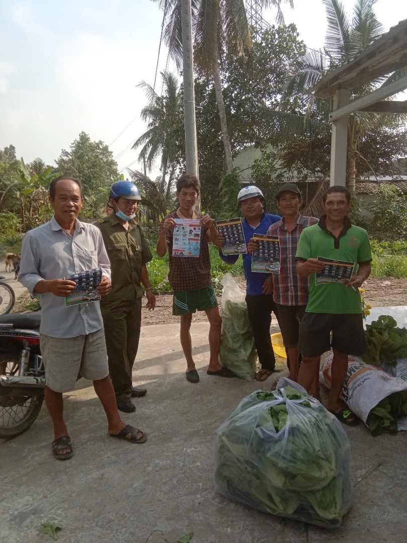 Long Thạnh tuyên truyền ma tuý và phát tờ rơi các hình thức lừa đảo chiếm đoạt tài sản trên không gian mạng